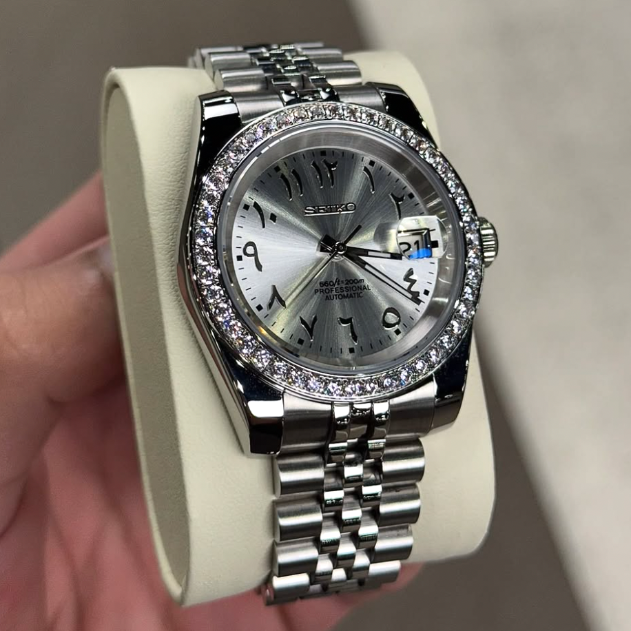 NORELA® Titanium Diamond Arabic Dial