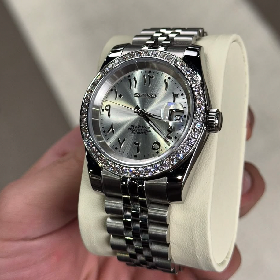 NORELA® Titanium Diamond Arabic Dial