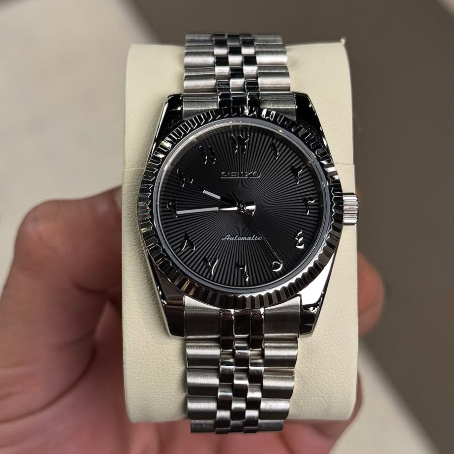 NORELA® The Dawn Black Arabic Dial