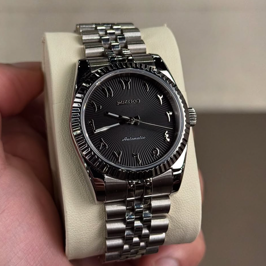 NORELA® The Dawn Black Arabic Dial