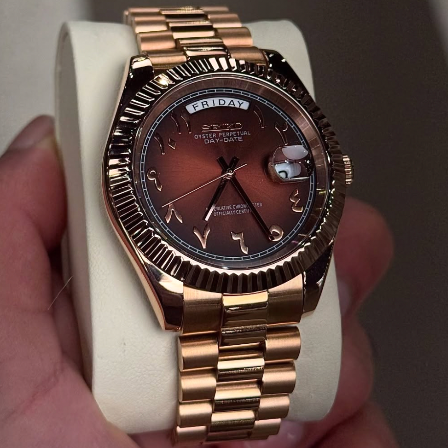 NORELA® Champagne Rose Arabic Dial