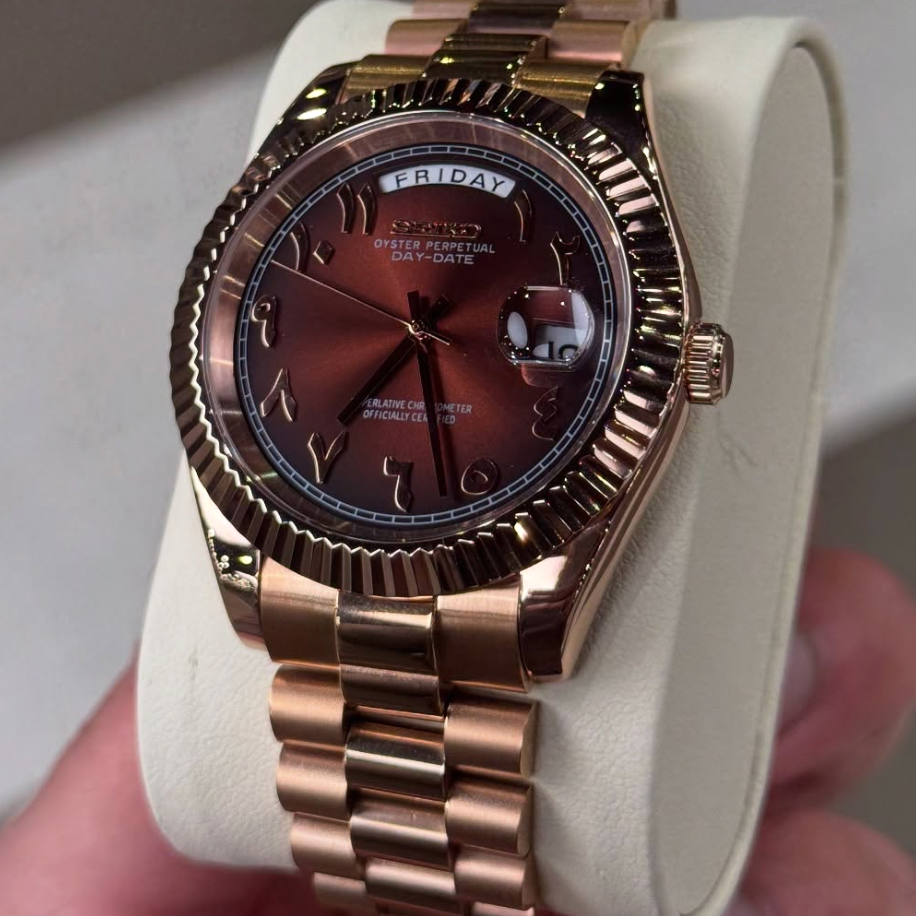 NORELA® Champagne Rose Arabic Dial
