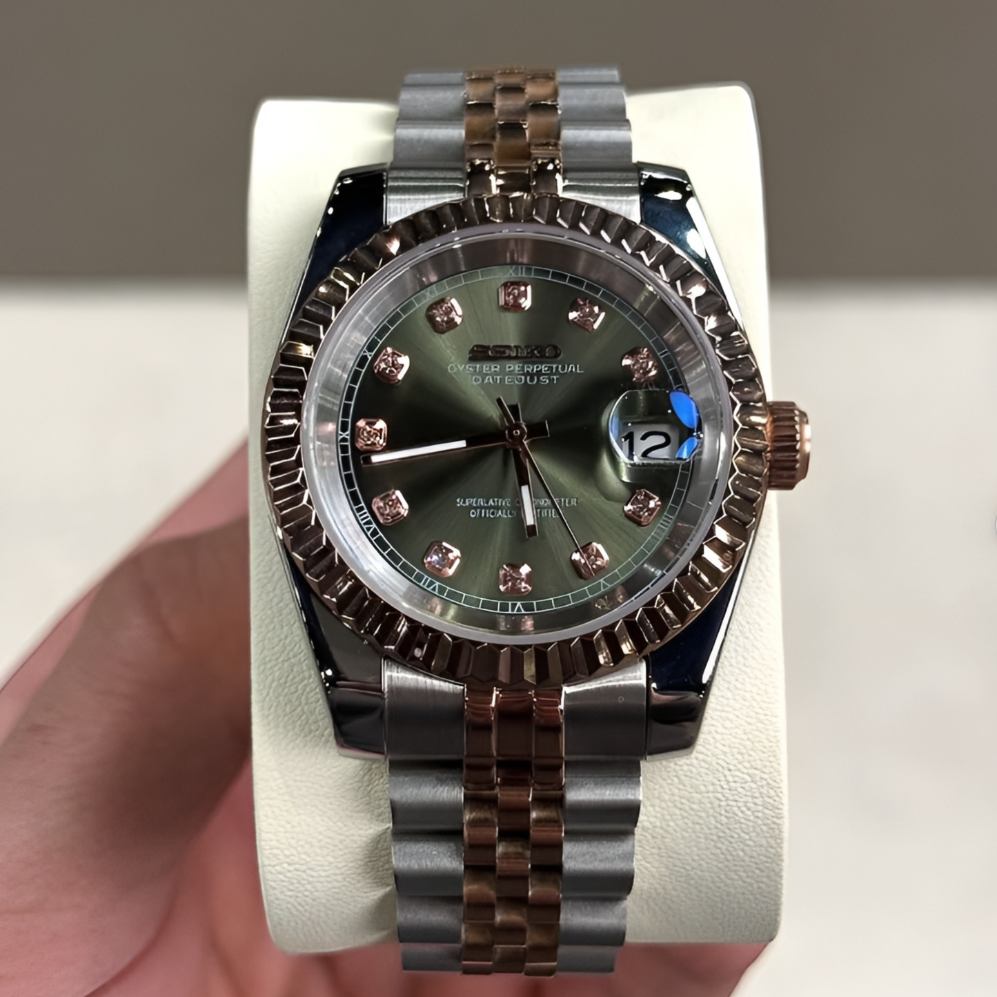 NORELA® Royalé Olive Diamond Dial