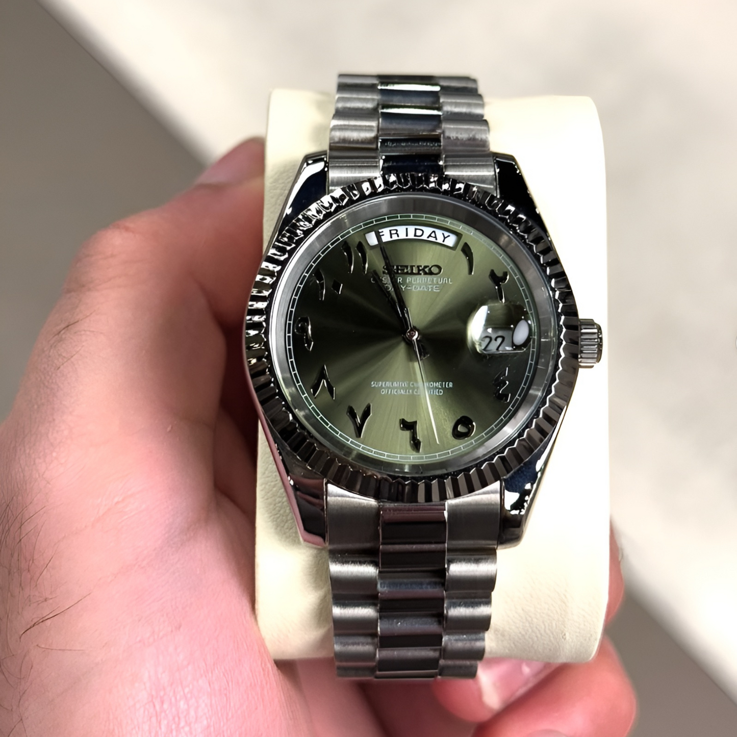 NORELA® Pearl Olive Arabic Dial