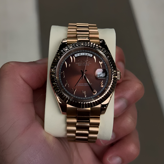 NORELA® Champagne Rose Arabic Dial