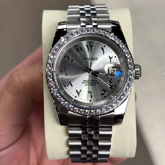 NORELA® Titanium Diamond Arabic Dial
