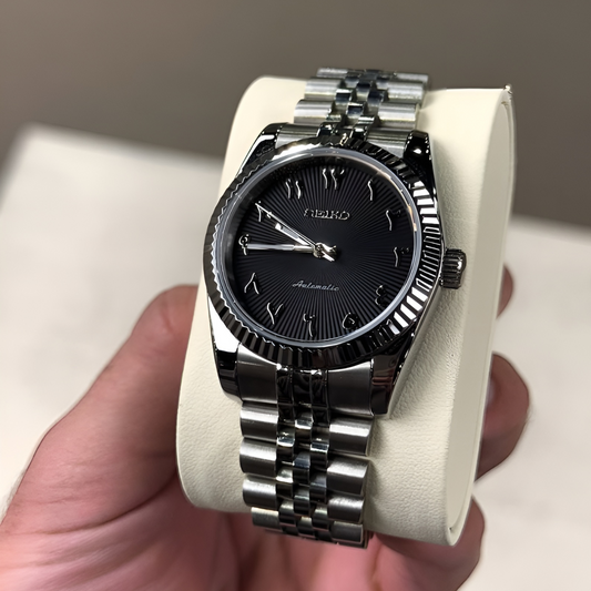NORELA® The Dawn Black Arabic Dial